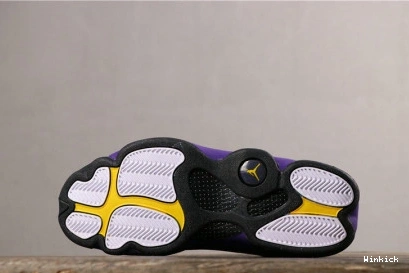 - AIR JORDAN - 'LAKERS' AIR RETRO 414571-105 13 JORDAN 0905